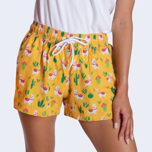 Shorts Amarelo Feminino